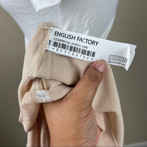 English Factory Spaghetti Strap Sheath with Tee S - Picture 9 of 11